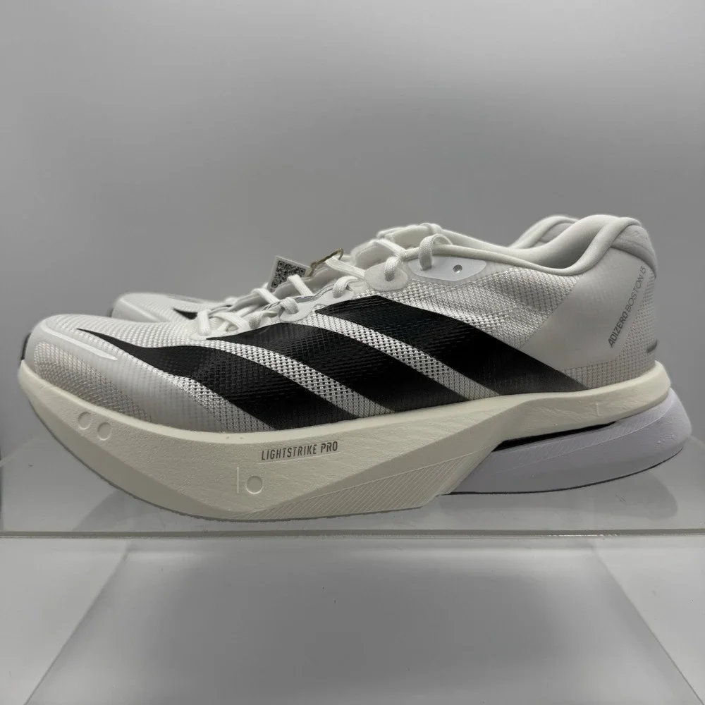 Brand New Adidas Adizero Boston 13 White JS4939 Running Shoe Men Size 13